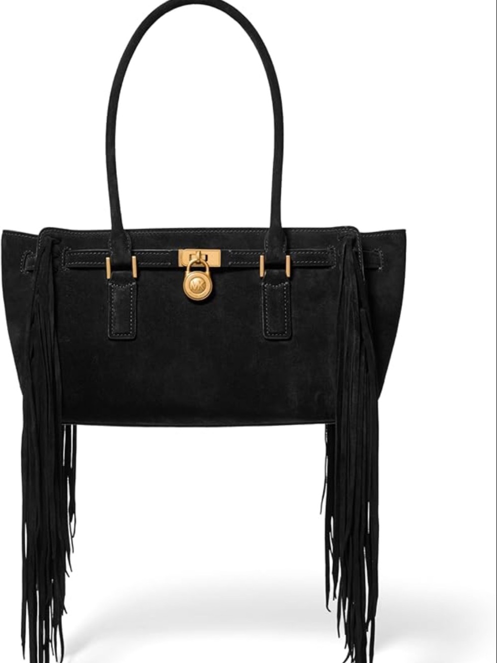Michael Kors Hamilton Moderne suede shoulder bag